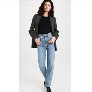 Agolde Straight Leg Light Blue Jeans